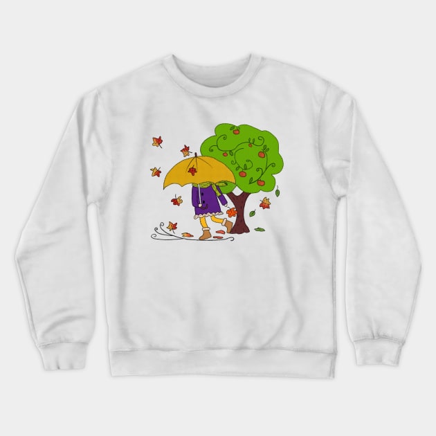 Herbstwetter Crewneck Sweatshirt by Blumchen